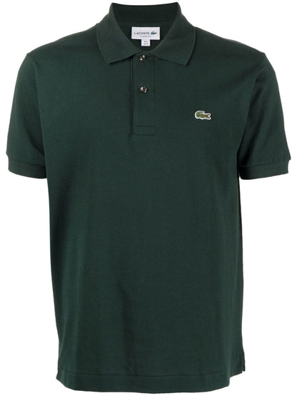 Lacoste chest logo-patch polo shi