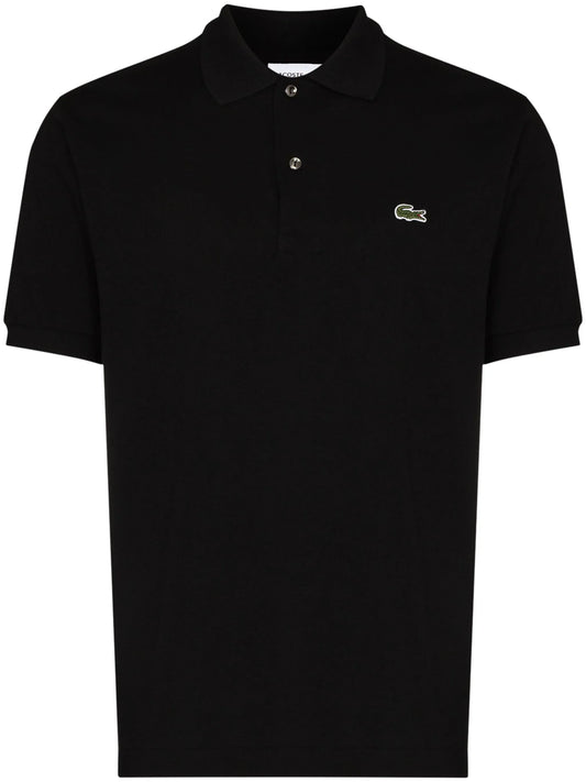 Lacoste logo-patch short-sleeve polo shirt