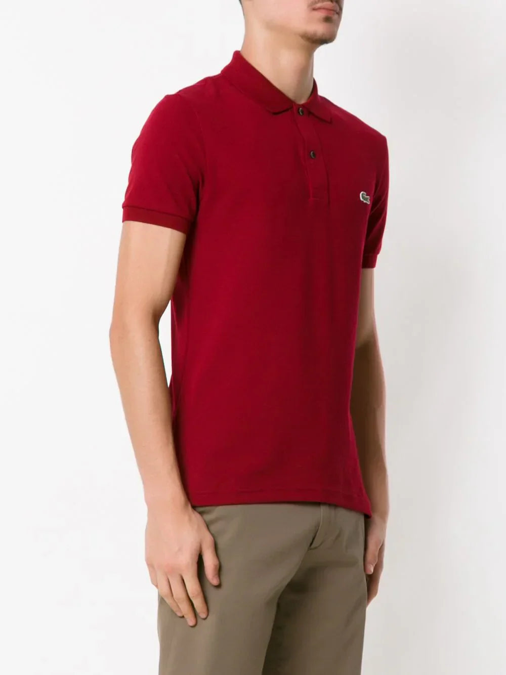 Lacoste logo patch polo shirt