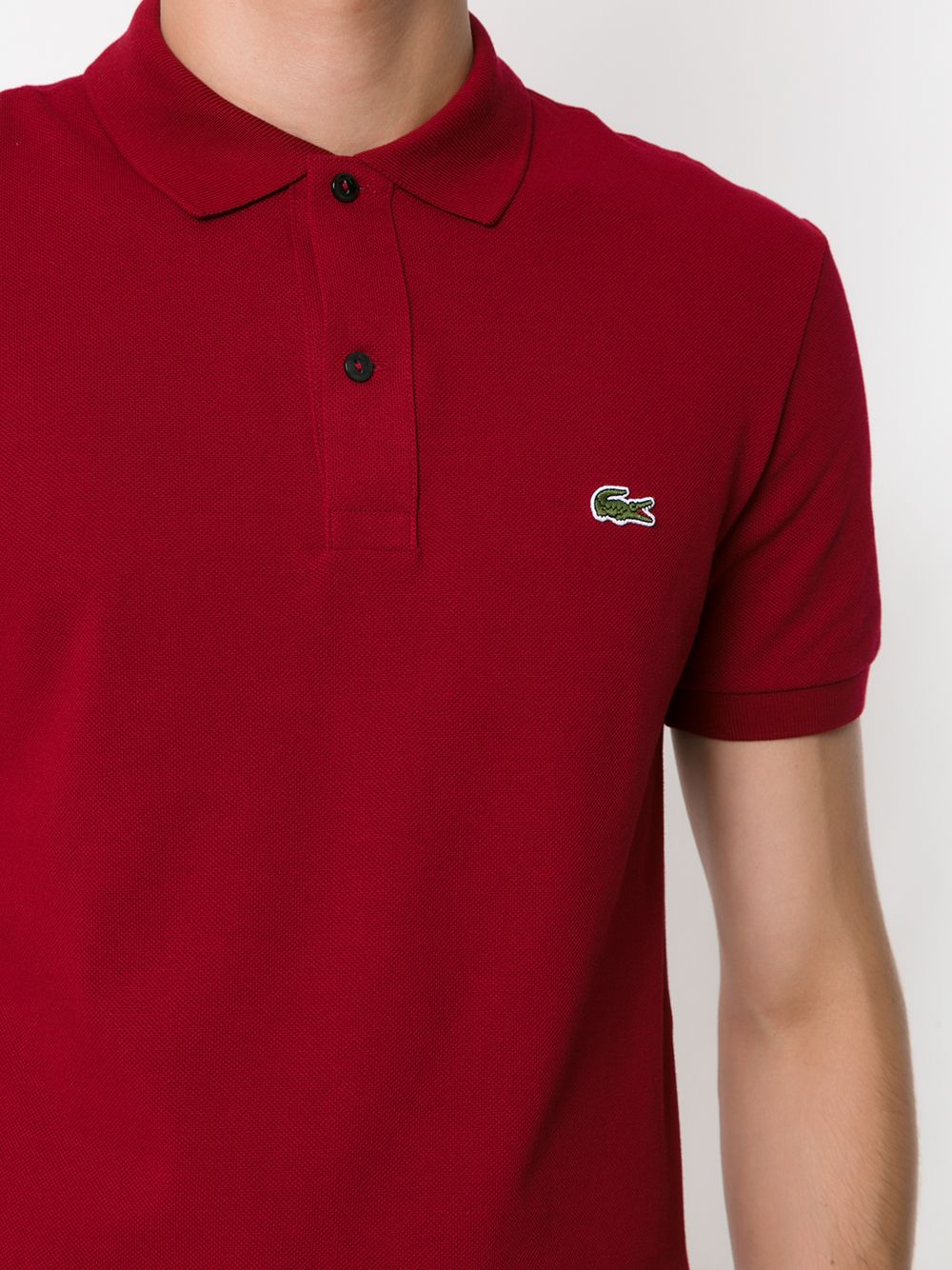 Lacoste logo patch polo shirt