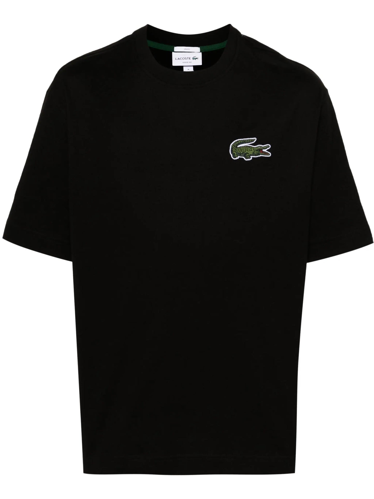 Lacoste logo-patch cotton T-shirt