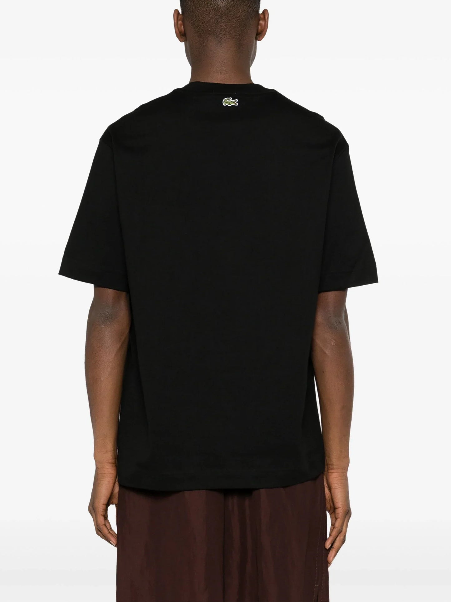Lacoste logo-patch cotton T-shirt