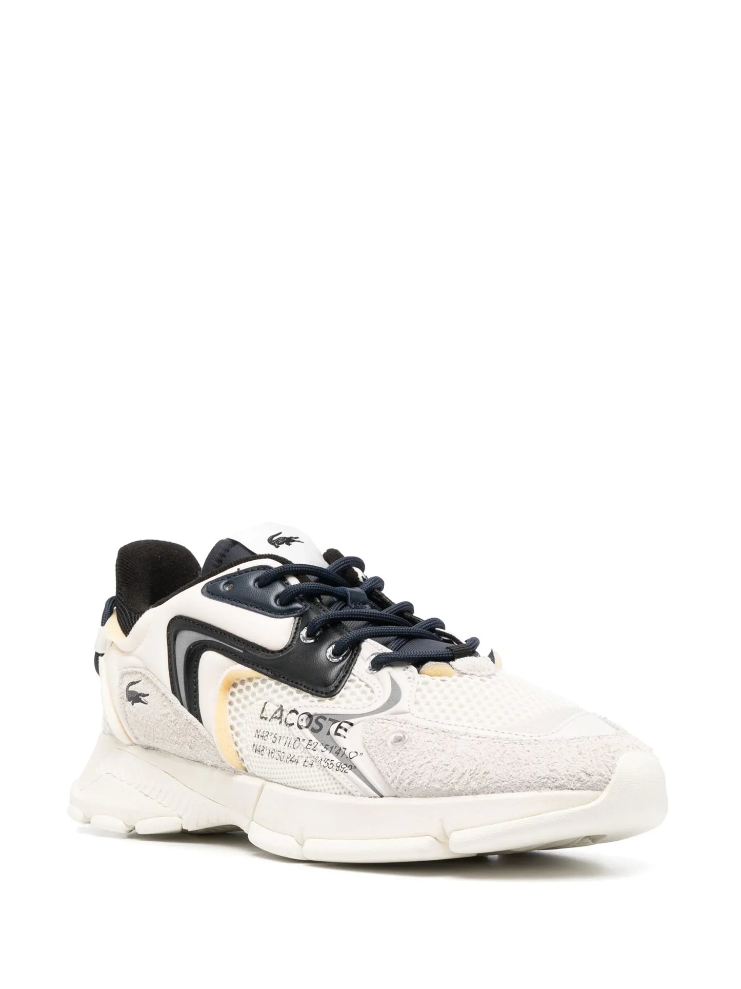 Lacoste logo-print panelled sneakers