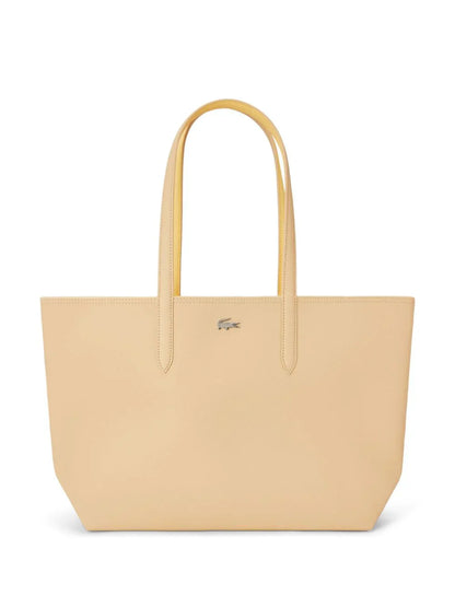 Lacoste logo-plaque tote bag