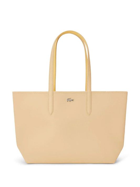 Lacoste logo-plaque tote bag