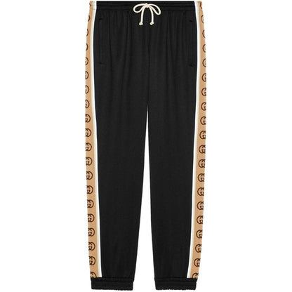 Logo Tape-Trim Track Pants