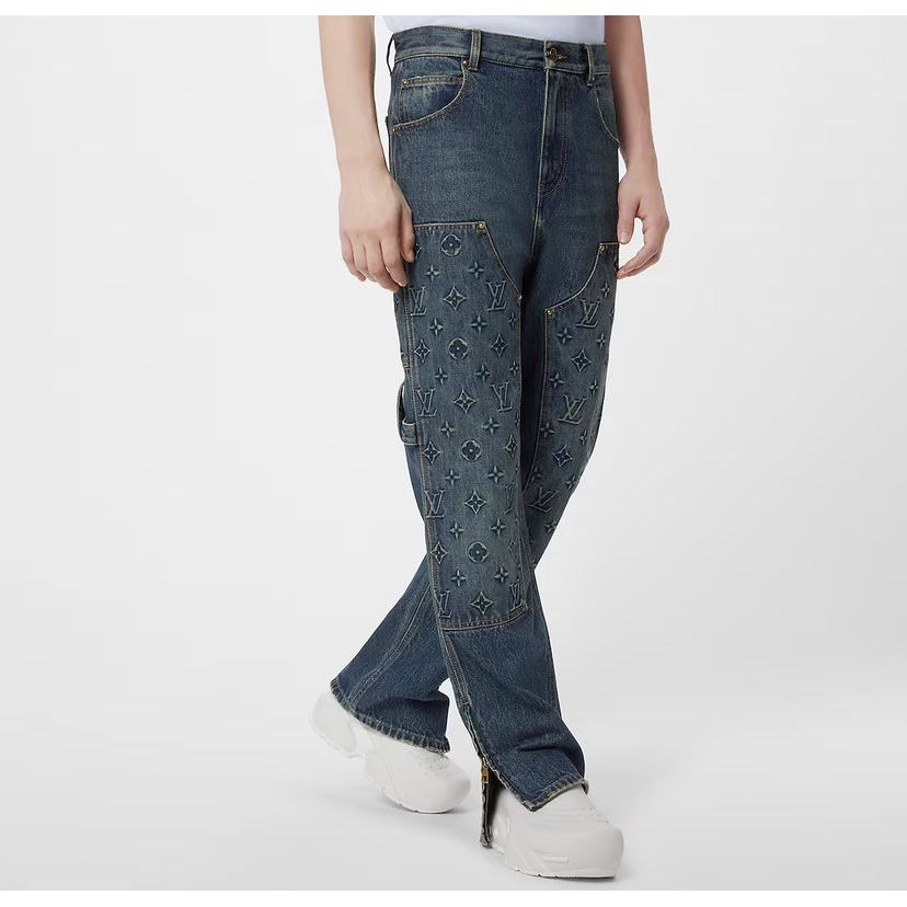 Louis Vuitton Workwear Denim Carpenter Pants