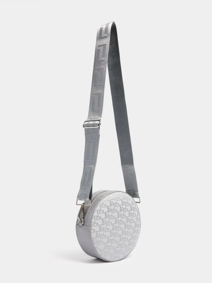 Luella Jacquard Circle Bag