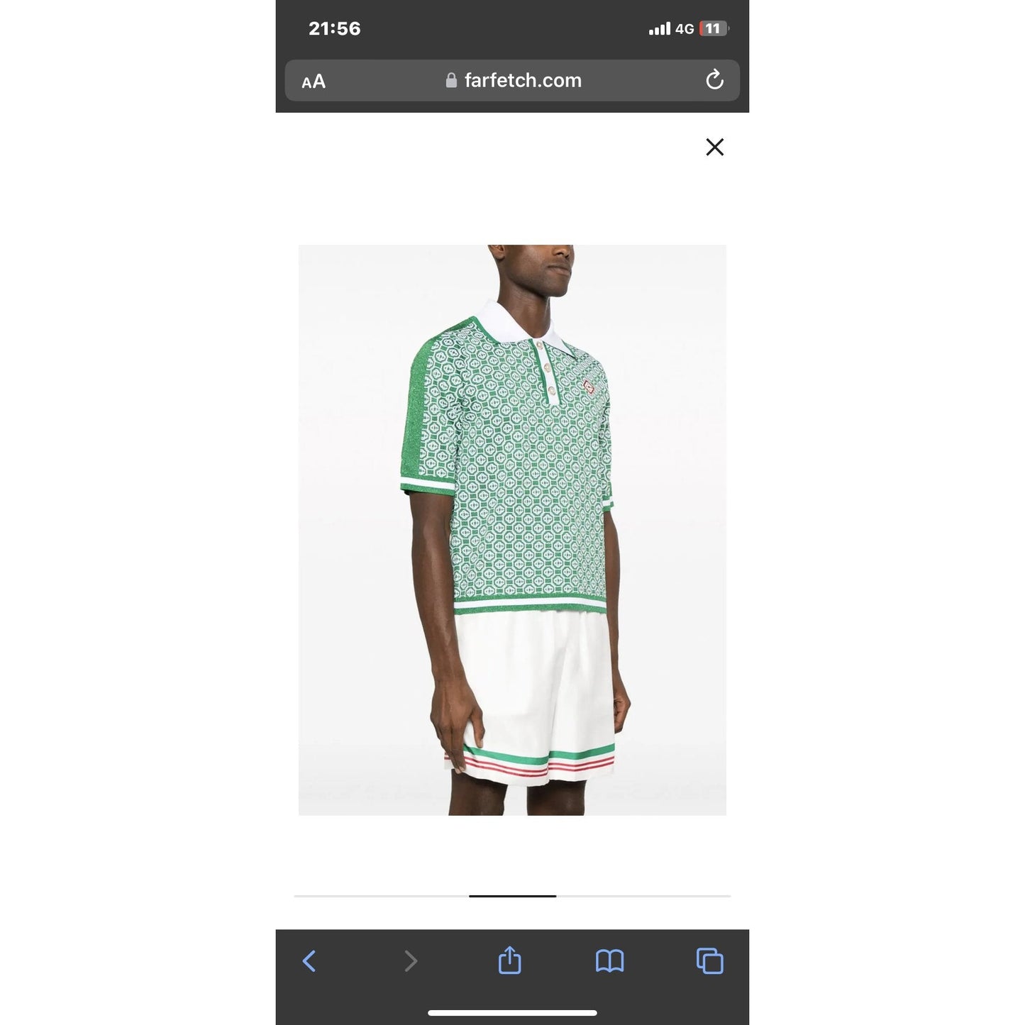 Monogram-Jacquard Polo Shirt