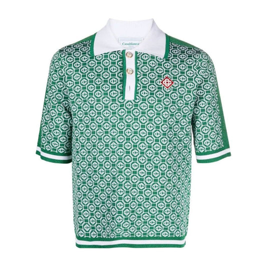 Monogram-Jacquard Polo Shirt