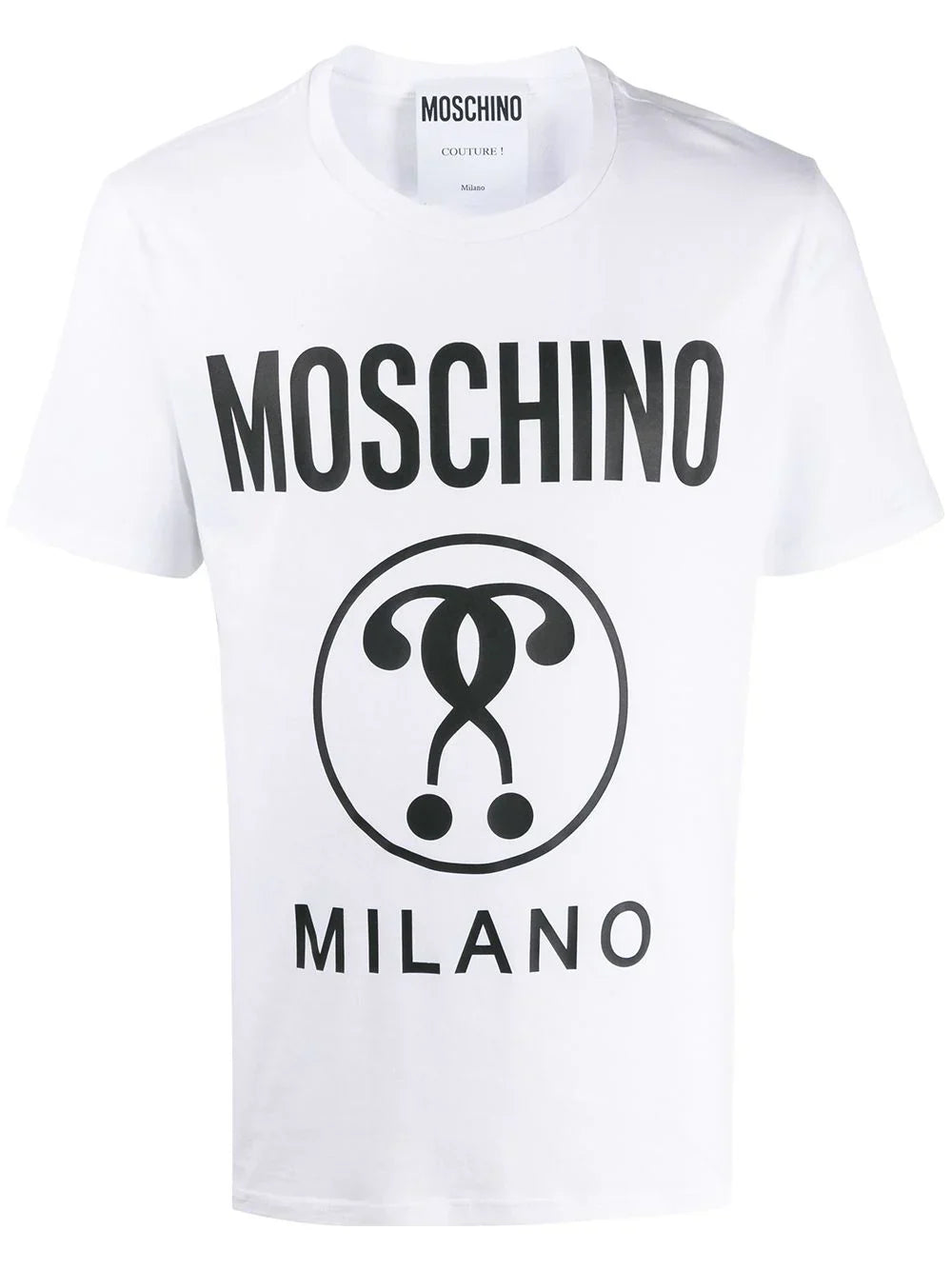 Moschino question mark logo T-shirt
