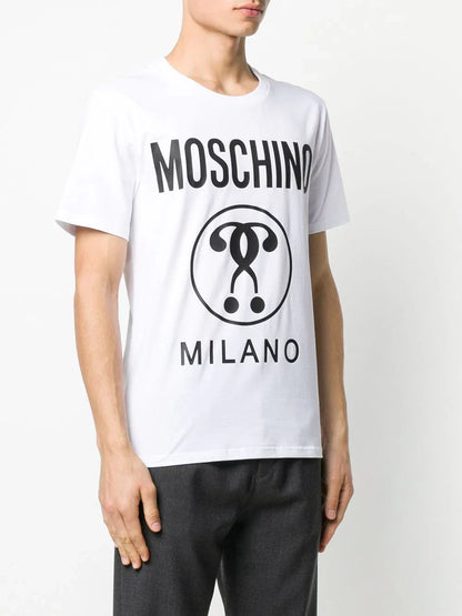Moschino question mark logo T-shirt