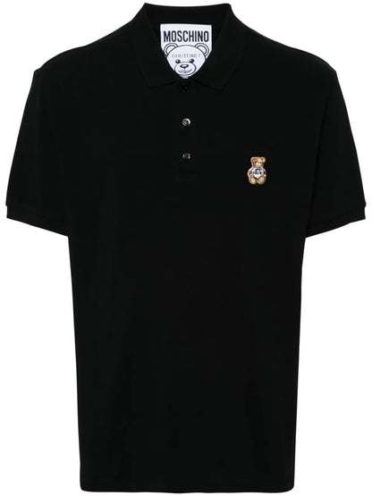 Moschino Teddy Bear-patch polo shirt